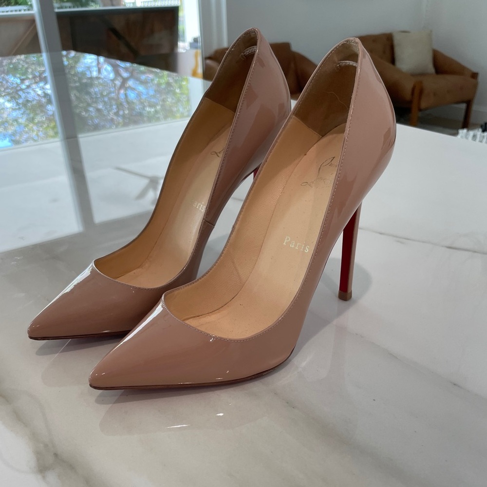Christian Louboutin patent leather pumps size 38